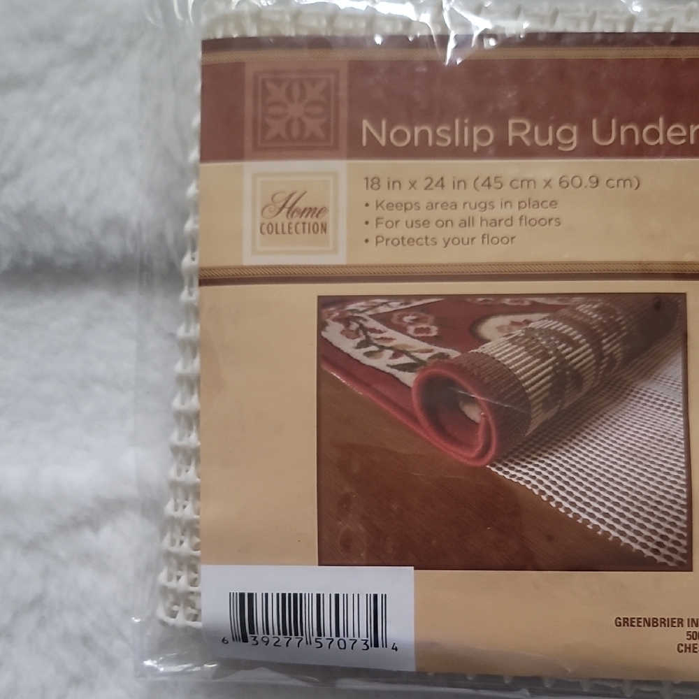 Home Collection Cream Nonslip Rug Underlay